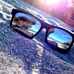 wppsunglasses reflection sunglasses beach