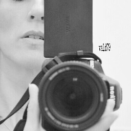 me reflex camera blackandwhite selfie