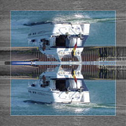 verticalmirror nettesdailyinspiration boat sea sunny